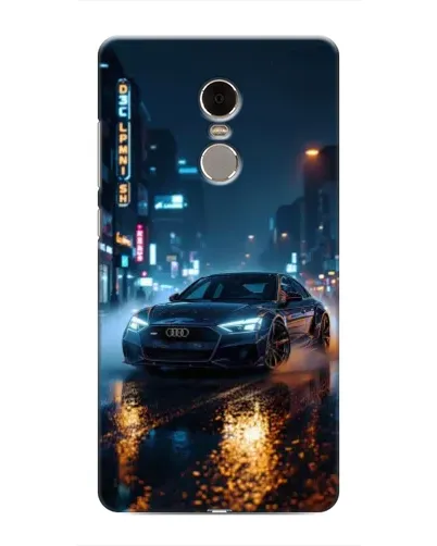 Чехол для Xiaomi Redmi Note 4 с картинкой «Ночной город и Audi» Чехол для Xiaomi Redmi Note 4 с картинкой «Ночной город и Audi»