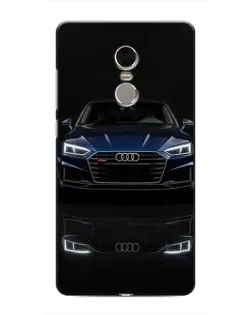 Чехол для Xiaomi Redmi Note 4 с картинкой «Audi — ночное отражение»