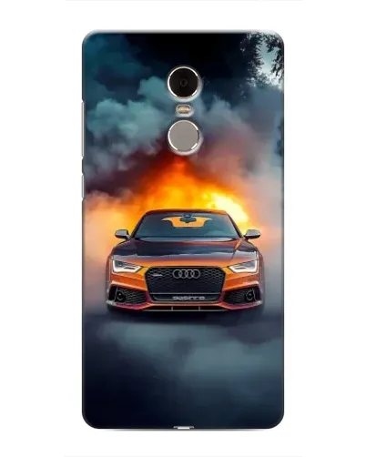 Чехол для Xiaomi Redmi Note 4 с картинкой «Audi в огненном дыму» Чехол для Xiaomi Redmi Note 4 с картинкой «Audi в огненном дыму»