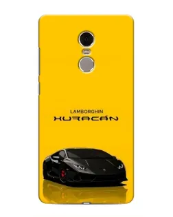 Чохол для Xiaomi Redmi Note 4 з картинкою «Lamborghini Huracan чорний»