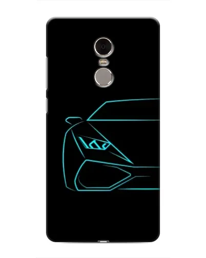 Чохол для Xiaomi Redmi Note 4 з картинкою «Блакитний силует Lamborghini» Чохол для Xiaomi Redmi Note 4 з картинкою «Блакитний силует Lamborghini»