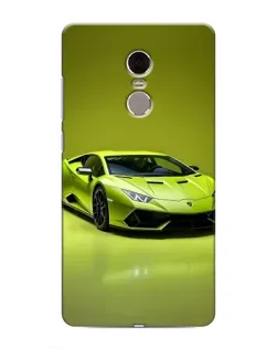 Чохол для Xiaomi Redmi Note 4 з картинкою «Салатовий Lamborghini Huracan»