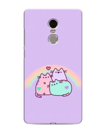 Чехол для Xiaomi Redmi Note 4 с картинкой «Радужные Пушины»