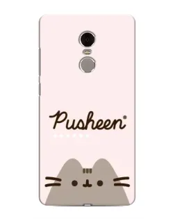 Чехол для Xiaomi Redmi Note 4 с картинкой «Pusheen логотип»