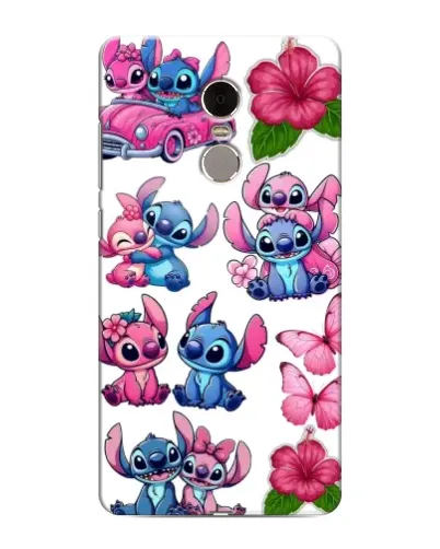 Чохол для Xiaomi Redmi Note 4 з картинкою «Стікери Stitch та Angel»