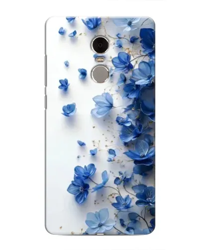 Чехол для Xiaomi Redmi Note 4 с картинкой «Голубой цветочный каскад»