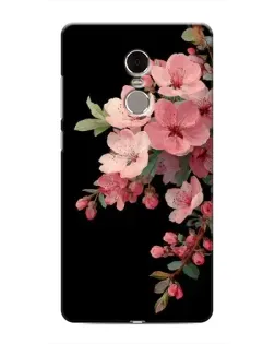 Чехол для Xiaomi Redmi Note 4 с картинкой «Розовая ветка сакуры»