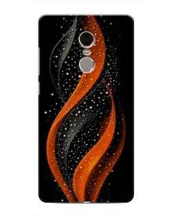 Чехол для Xiaomi Redmi Note 4 с картинкой «Огненная звездная волна»