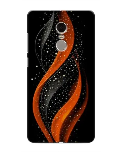 Чехол для Xiaomi Redmi Note 4 с картинкой «Огненная звездная волна»