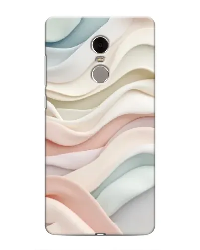 Чехол для Xiaomi Redmi Note 4 с картинкой «Пастельные нежные волны»