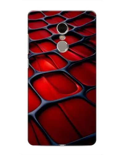 Чехол для Xiaomi Redmi Note 4 с картинкой «Красная глянцевая сетка»