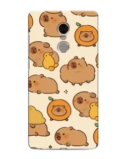 Чехол для Xiaomi Redmi Note 4 с картинкой «Капибары с апельсинами» Чехол для Xiaomi Redmi Note 4 с картинкой «Капибары с апельсинами»
