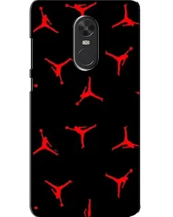 Чохол для Xiaomi Redmi Note 4X з картинкою «Jordan Red Pattern»