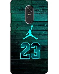 Чехол для Xiaomi Redmi Note 4X с картинкой «Jordan Cyan 23»
