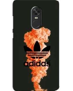 Чехол для Xiaomi Redmi Note 4X с картинкой «Оранжевый дым Adidas»