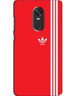 Чехол для Xiaomi Redmi Note 4X с картинкой «Красный минимализм Adidas»