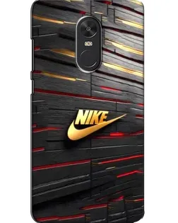 Чехол для Xiaomi Redmi Note 4X с картинкой «Золотой Nike на металле»
