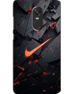 Чехол для Xiaomi Redmi Note 4X с картинкой «Nike — эффект разломов»
