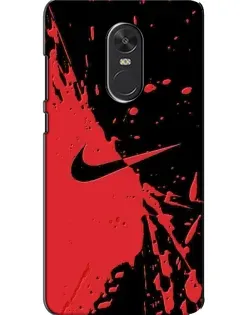 Чехол для Xiaomi Redmi Note 4X с картинкой «Красные брызги Nike»
