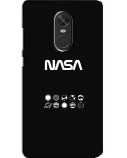Чехол для Xiaomi Redmi Note 4X с картинкой «NASA — технический принт»