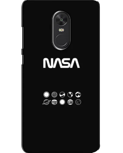 Чехол для Xiaomi Redmi Note 4X с картинкой «NASA — технический принт»
