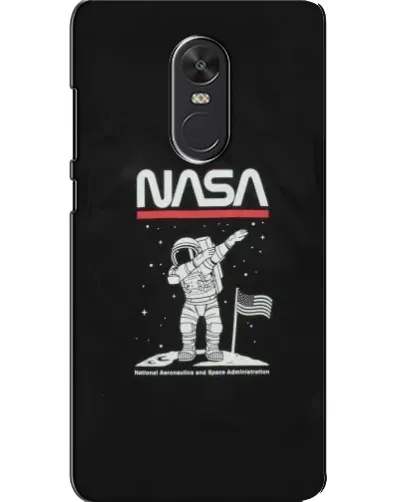 Чехол для Xiaomi Redmi Note 4X с картинкой «NASA — шагаем по Луне»