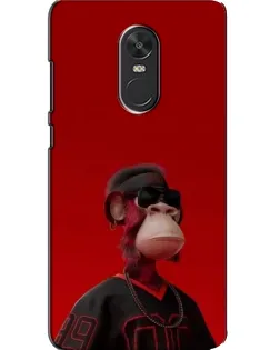 Чохол для Xiaomi Redmi Note 4X з картинкою «Bored Ape в червоному»