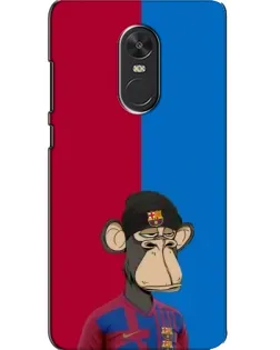 Чехол для Xiaomi Redmi Note 4X с картинкой «Bored Ape — фанат Барсы»