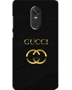 Чехол для Xiaomi Redmi Note 4X с картинкой «Золотой логотип Gucci»