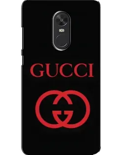 Чехол для Xiaomi Redmi Note 4X с картинкой «Gucci — красный логотип»