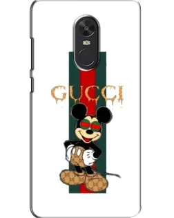 Чехол для Xiaomi Redmi Note 4X с картинкой «Микки Маус Gucci — полосы»