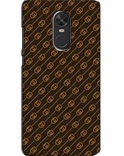 Чехол для Xiaomi Redmi Note 4X с картинкой «Gucci — золотые диагонали»