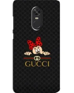 Чехол для Xiaomi Redmi Note 4X с картинкой «Минни Маус Gucci — черный»