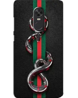 Чехол для Xiaomi Redmi Note 4X с картинкой «Gucci — змея на полосе»