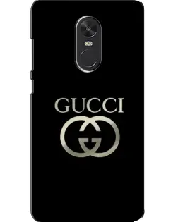 Чехол для Xiaomi Redmi Note 4X с картинкой «Gucci — золото на черном»