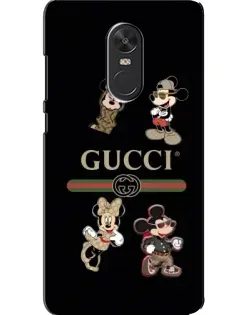 Чехол для Xiaomi Redmi Note 4X с картинкой «Gucci — герои Disney и монограмма»