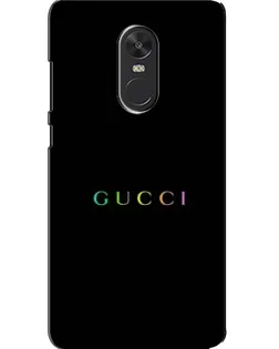 Чехол для Xiaomi Redmi Note 4X с картинкой «Gucci — неоновый минимализм»