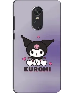 Чехол для Xiaomi Redmi Note 4X с картинкой «Kuromi — фиолетовый арт»