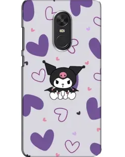 Чехол для Xiaomi Redmi Note 4X с картинкой «Kuromi и лавандовые сердца»