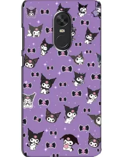Чехол для Xiaomi Redmi Note 4X с картинкой «Kuromi — паттерн»