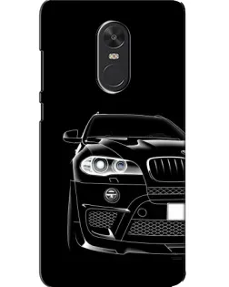 Чохол для Xiaomi Redmi Note 4X з картинкою «Темний силует BMW»