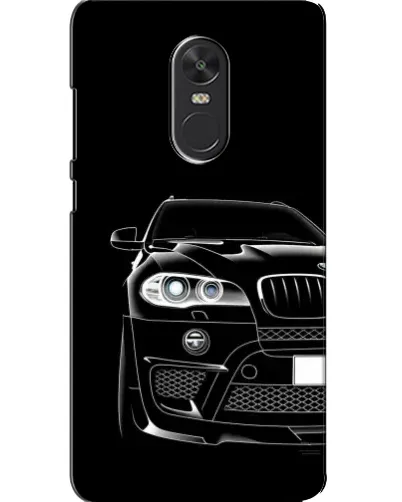 Чохол для Xiaomi Redmi Note 4X з картинкою «Темний силует BMW»