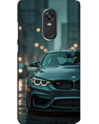 Чохол для Xiaomi Redmi Note 4X з картинкою «BMW у вогнях міста»