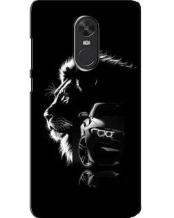Чохол для Xiaomi Redmi Note 4X з картинкою «BMW та лев»