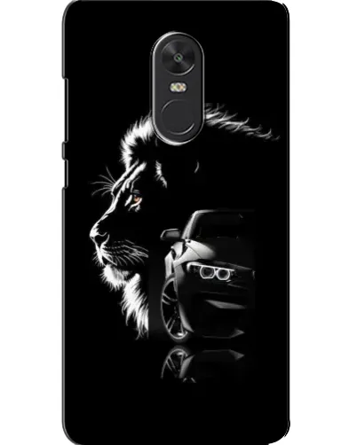 Чохол для Xiaomi Redmi Note 4X з картинкою «BMW та лев»