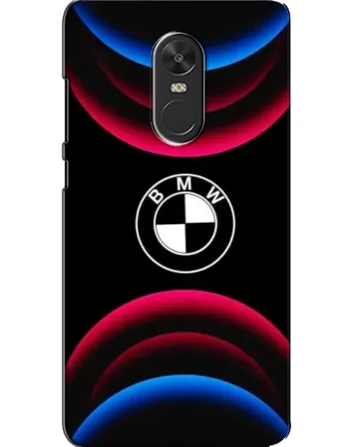 Чохол для Xiaomi Redmi Note 4X з картинкою «Логотип BMW та неонові дуги»