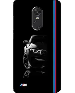 Чохол для Xiaomi Redmi Note 4X з картинкою «Силует BMW в темряві»