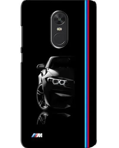 Чохол для Xiaomi Redmi Note 4X з картинкою «Силует BMW в темряві»