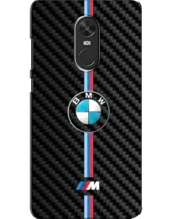 Чохол для Xiaomi Redmi Note 4X з картинкою «Емблема BMW та карбон»
