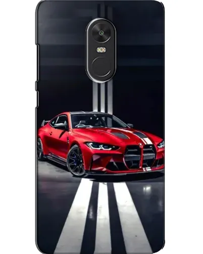 Чохол для Xiaomi Redmi Note 4X з картинкою «Червона BMW на дорозі»